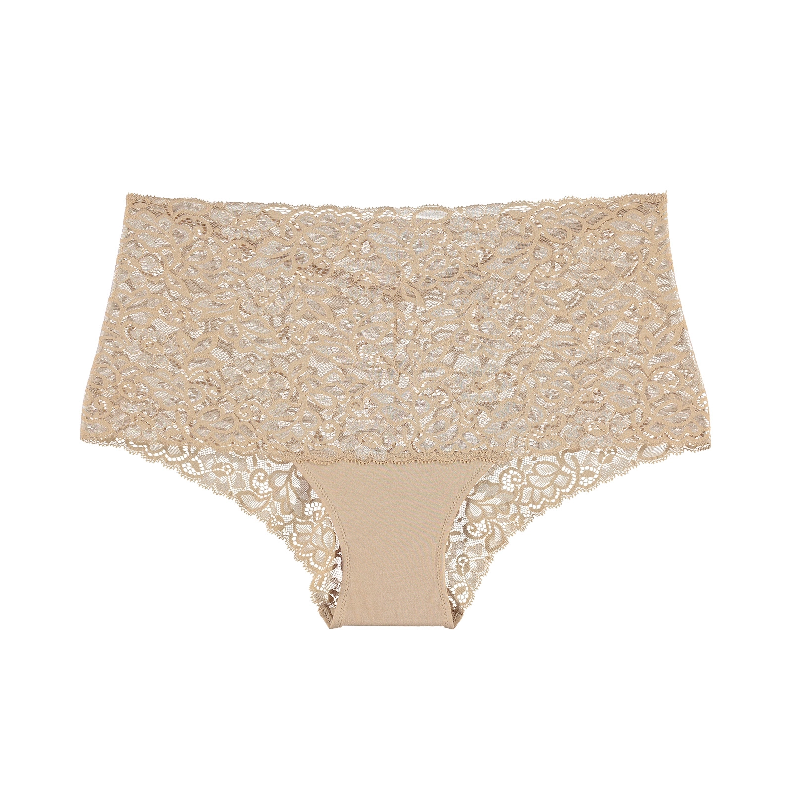 Lace Beauty Slip in beige