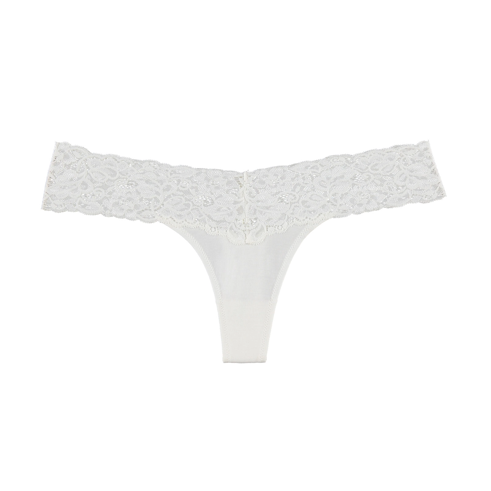 Lace Beauty String in weiss