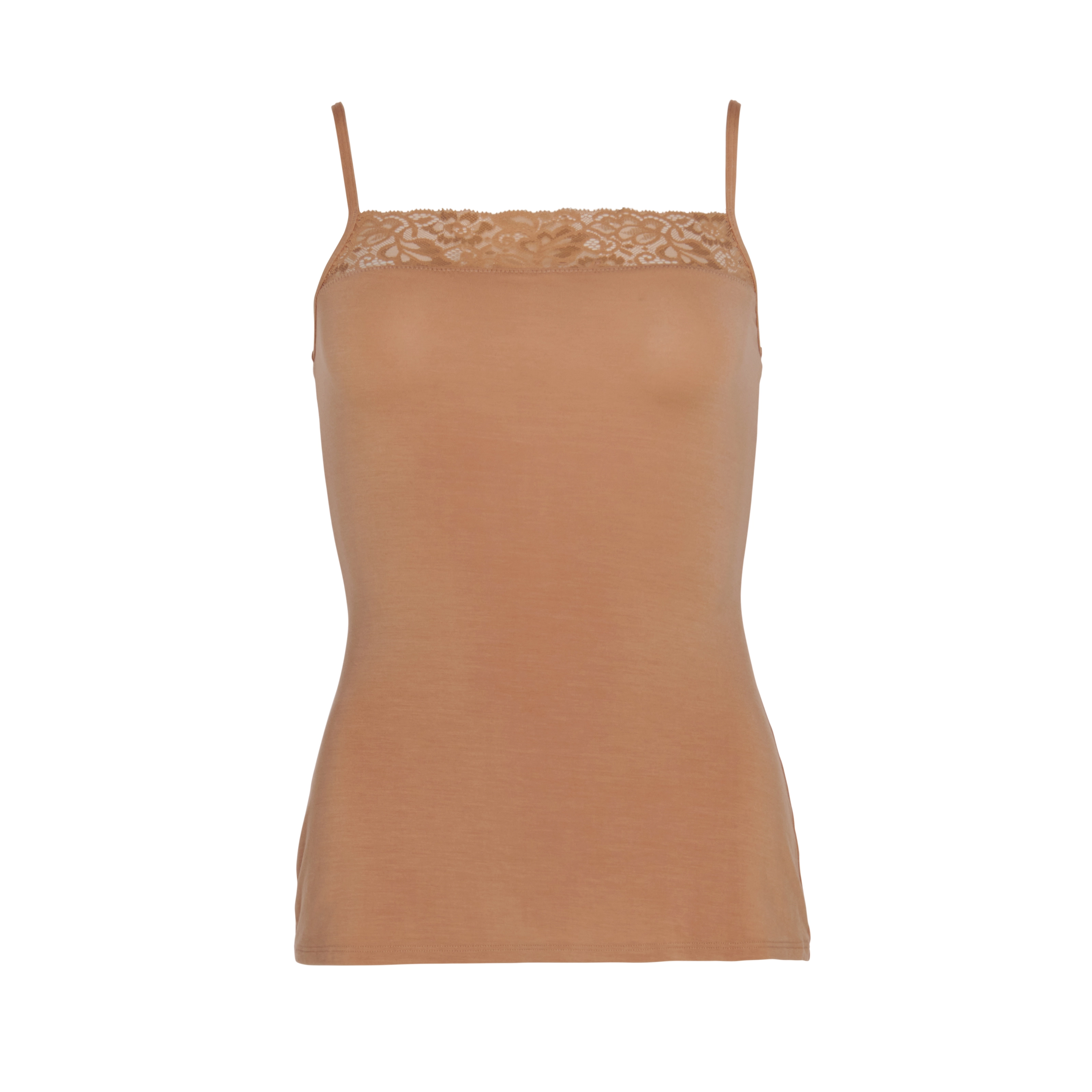 Cozy Beauty Top Spaghetti in beige