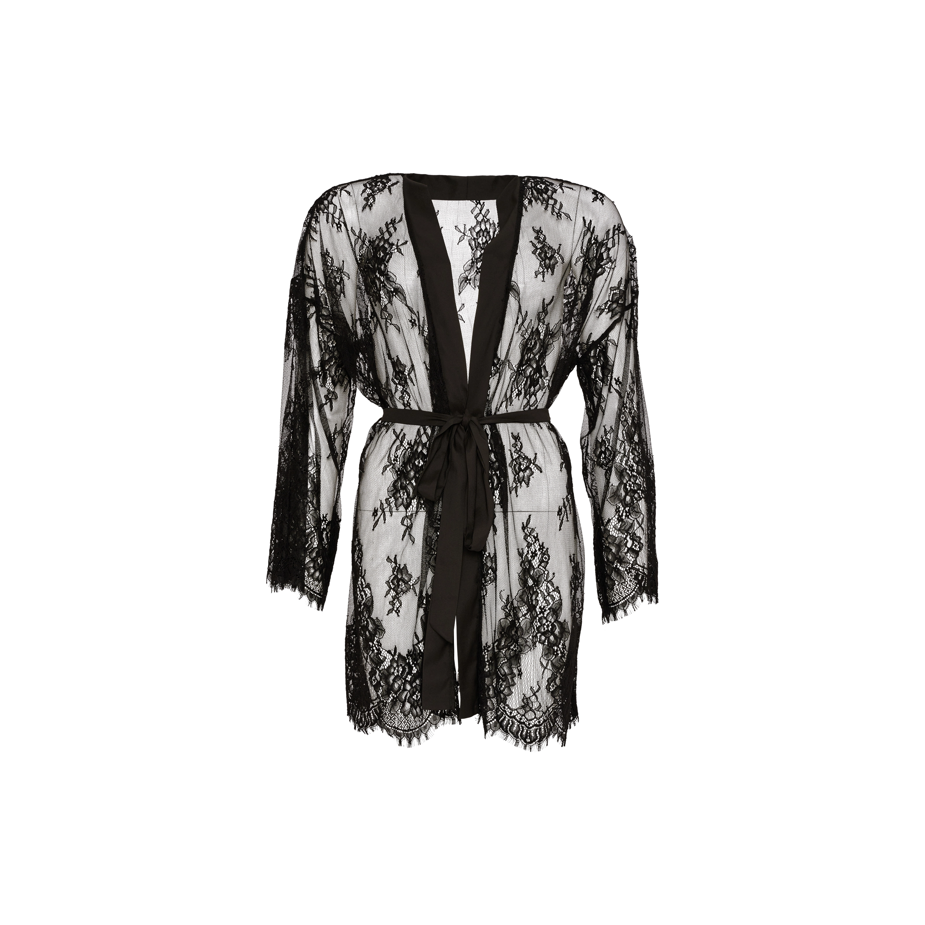 Samantha Mantel in schwarz