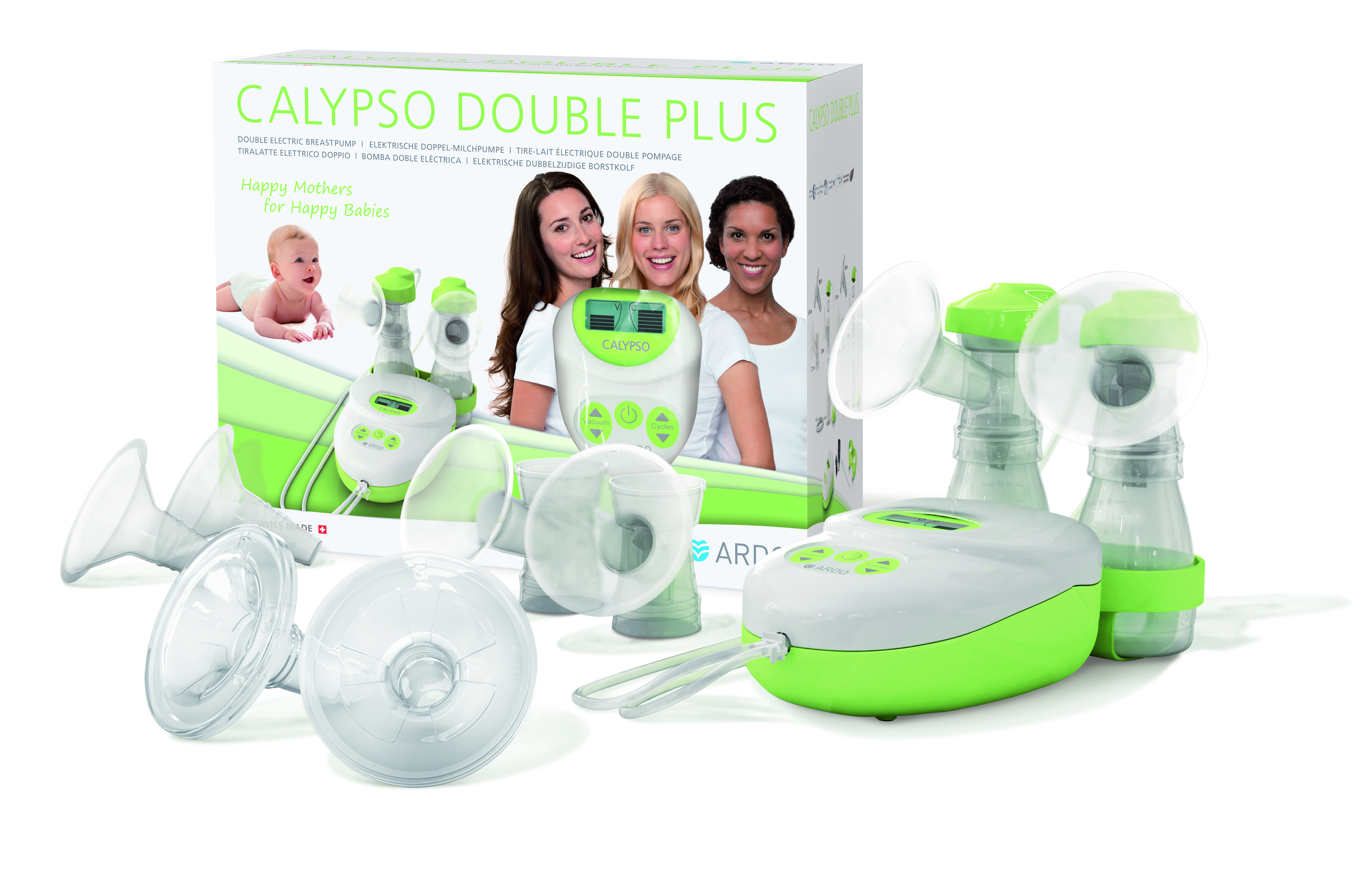 Ardo CALYPSO DOUBLE PLUS Elektrische Doppel-Milchpumpe