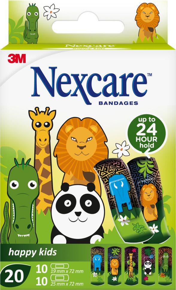 3M Nexcare Kinderpflaster Happy Kids Animals