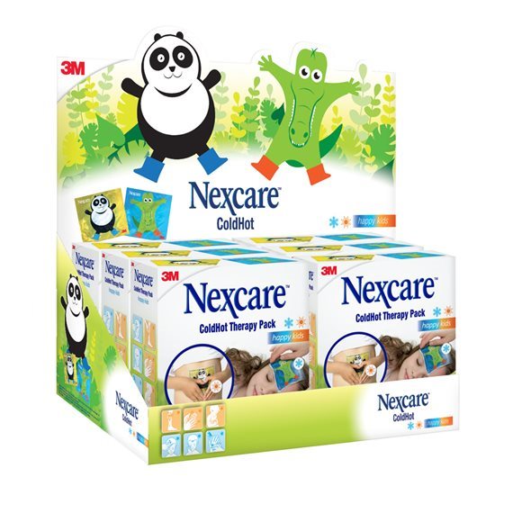 3M Nexcare ColdHot Therapy Pack Display Happy Kids 6 Stück