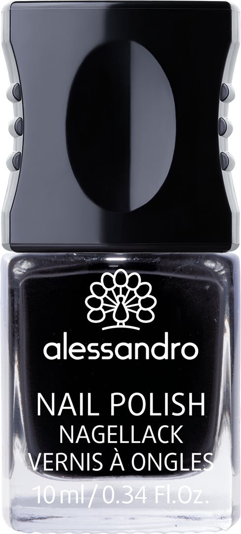 Alessandro International Nagellack ohne Verpackung 77 Midnight Black
