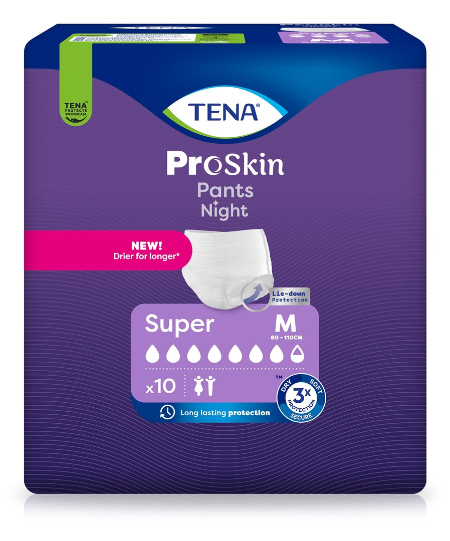 TENA Pants Night Super M 80-110cm