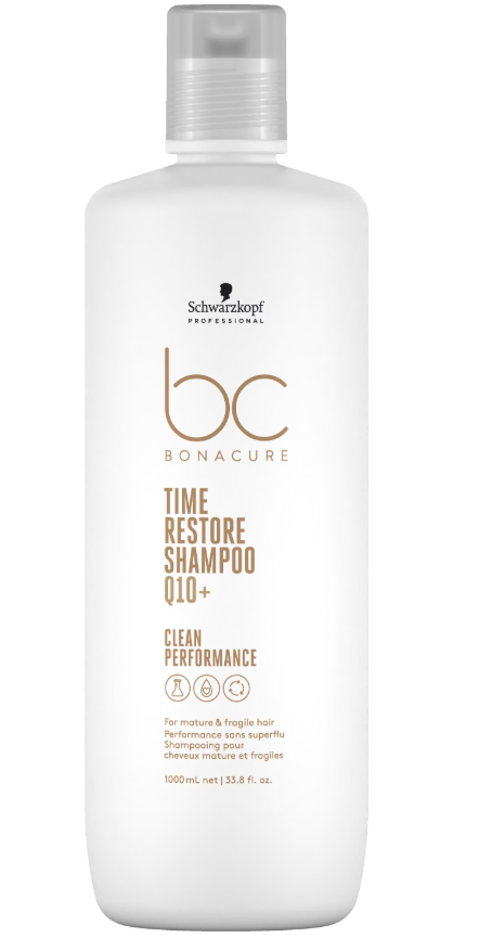 Schwarzkopf Bonacure Time Restore Shampoo für glänzendes Haar (1 Liter)