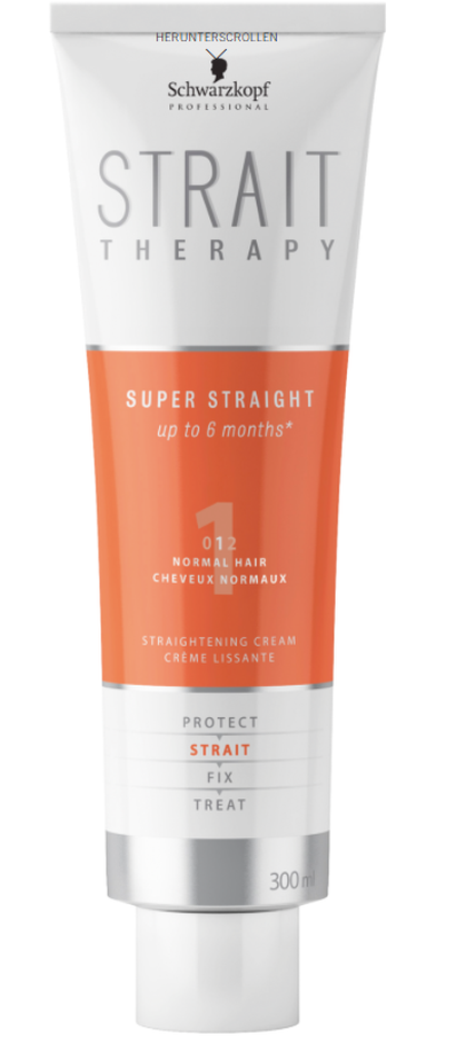 Schwarzkopf Strait Therapy Straithening Cream, für normales Haar (300ml)