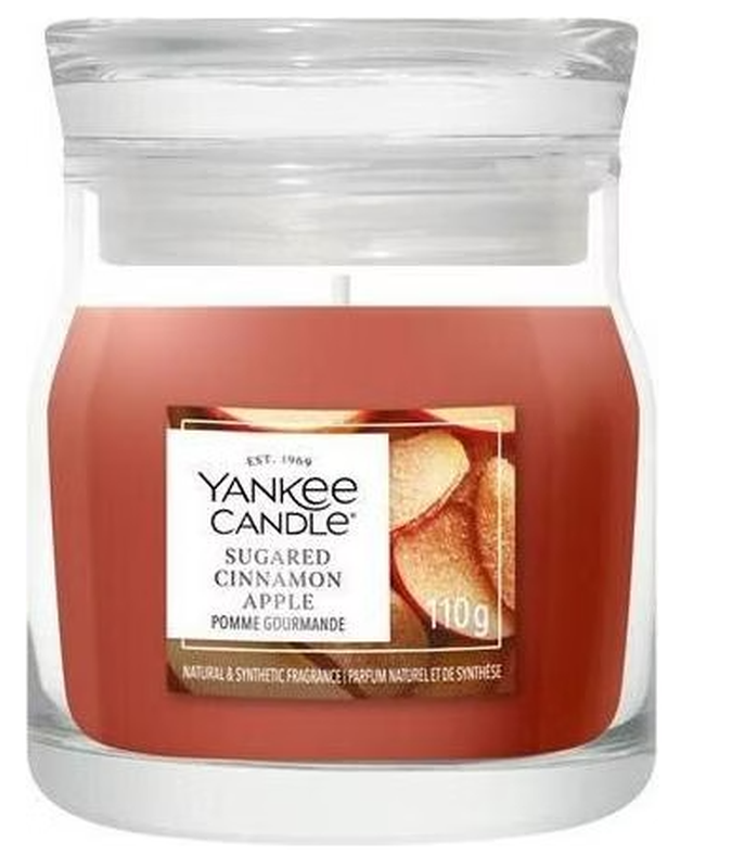 Yankee Candle Sugared Cinnamon Apple Duftkerze (110g)