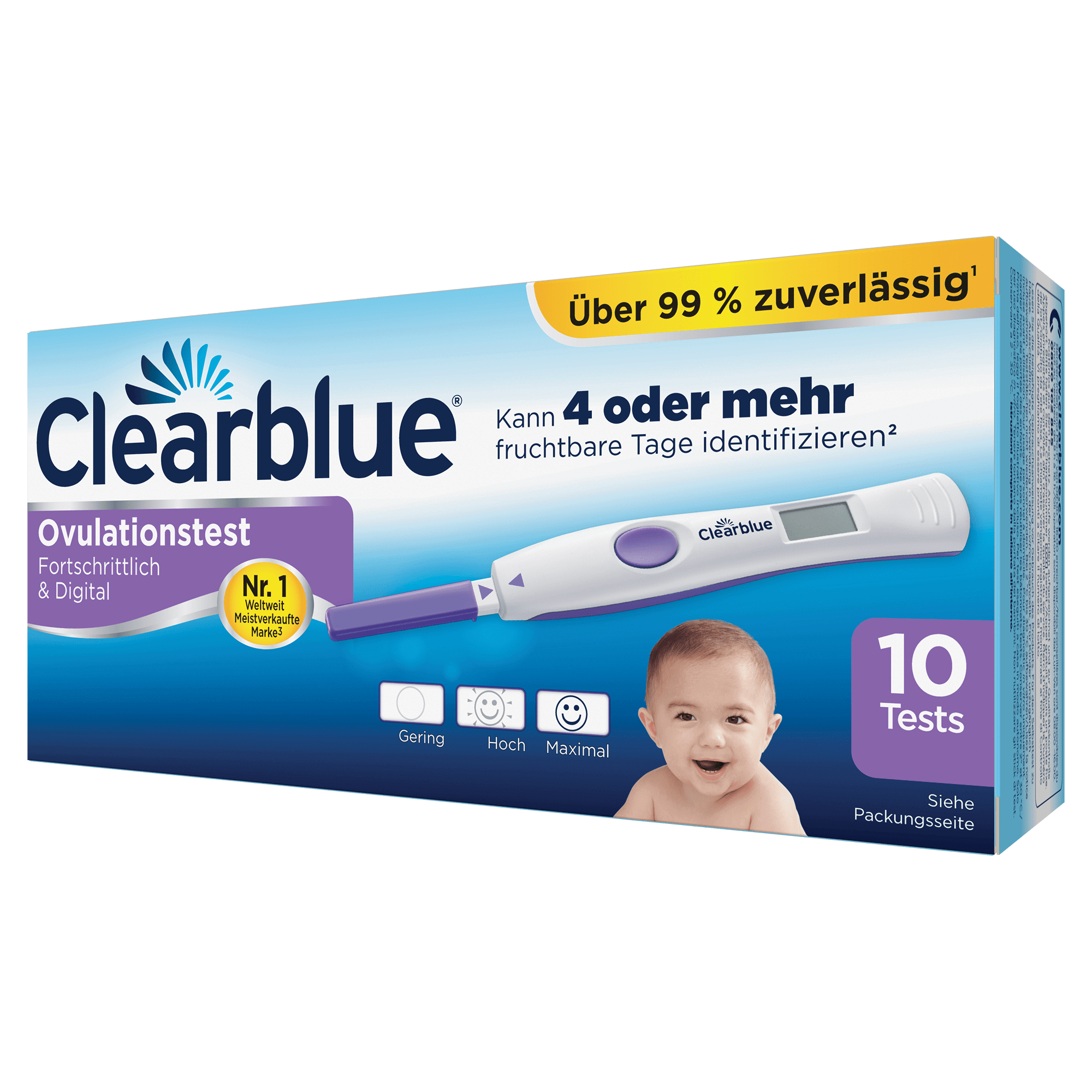 Clearblue Ovulationstest Fortschrittlich & Digital (10 Stk)
