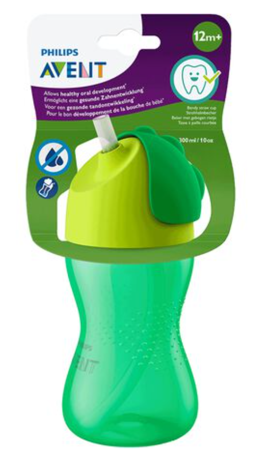 Philips Avent Strohhalmbecher Grün (300ml)