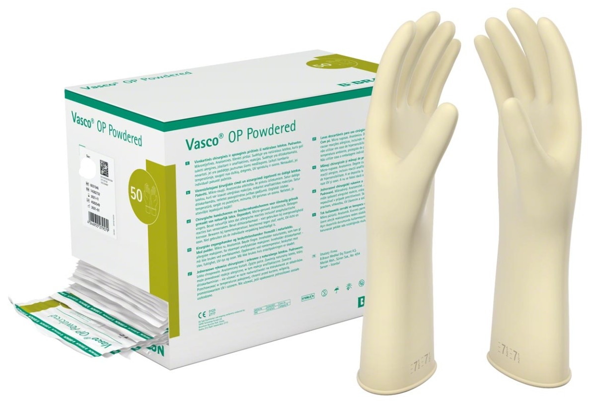 Vasco OP Powdered Größe 7 (50 Paar)