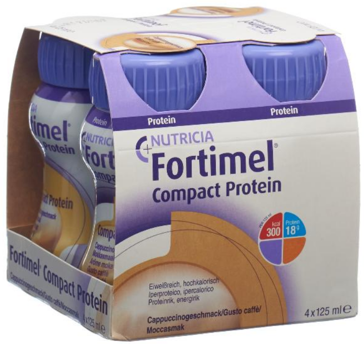 Fortimel Compact Protein Cappuccino (4x125ml)