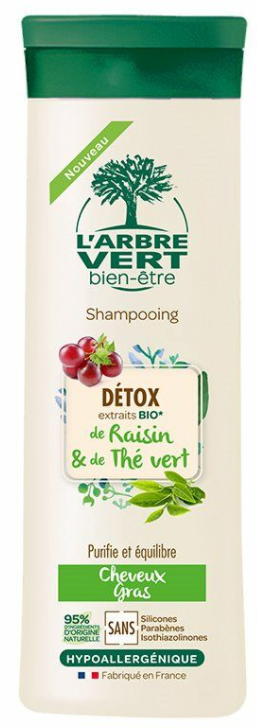 L'ARBRE VERT Öko Shampoo Detox fettiges Haar (250ml)