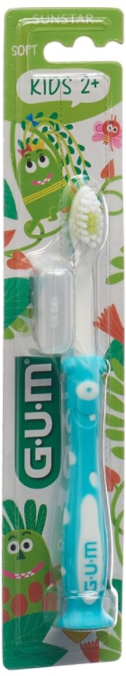 SUNSTAR Gum Kids Zahnbürste 2-6 Jahre, türkis (1 Stk)