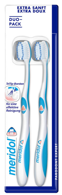 meridol Parodont Expert Zahnbürste, extra sanft (2 Stk)