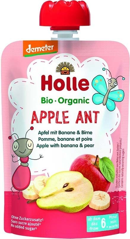 Holle Quetschbeutel Apple Ant (100g)