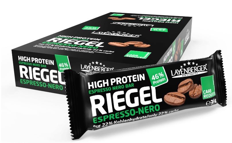 Layenberger Protein Riegel Espresso-Nero (18x35g)
