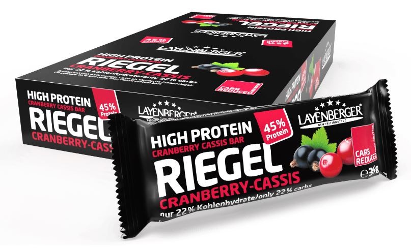 Layenberger Protein Riegel Cranberry-Cassis (18x35g)