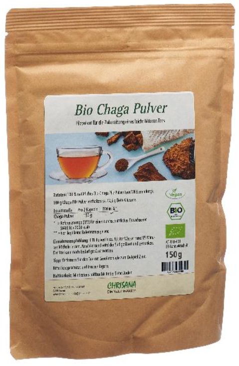 CHRISANA Bio Chaga Pulver (150g)