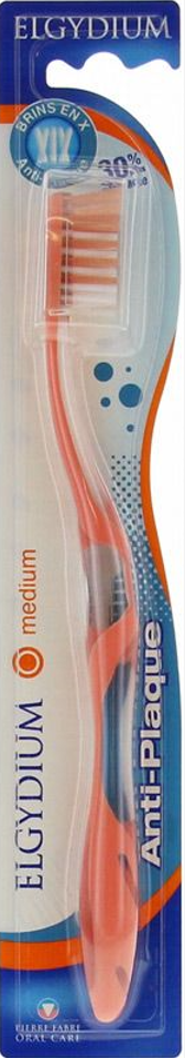 ELGYDIUM Anti-Plaque Zahnbürste medium (1 Stk)