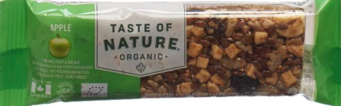 TASTE OF NATURE Snack Bar Apple (40g)