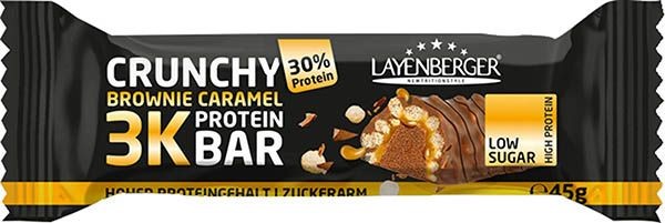 Layenberger 3K Protein Riegel Crunchy Brownie Caramel (45g)