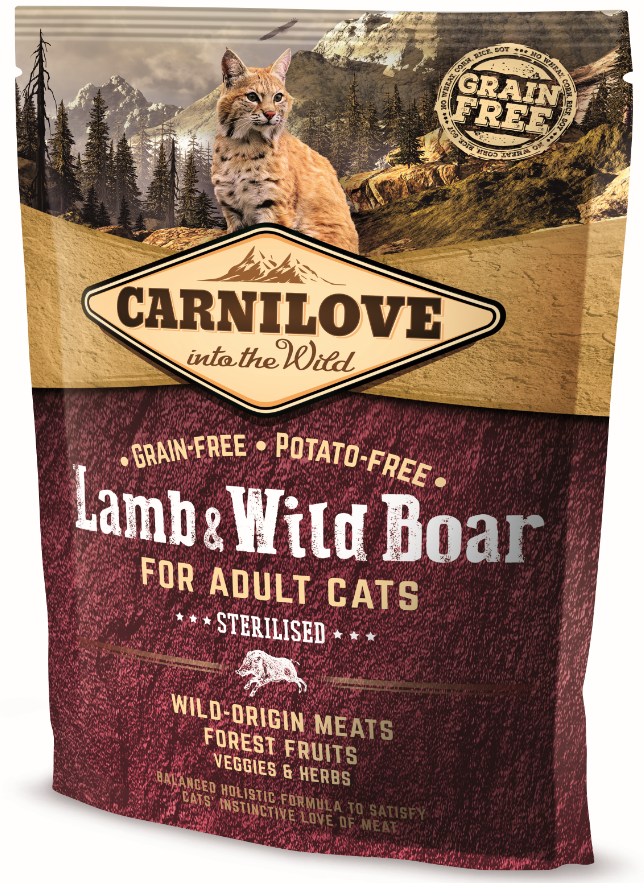 CARNILOVE Adult Lamm & Wildschwein Sterilisierte Katzen (400g)