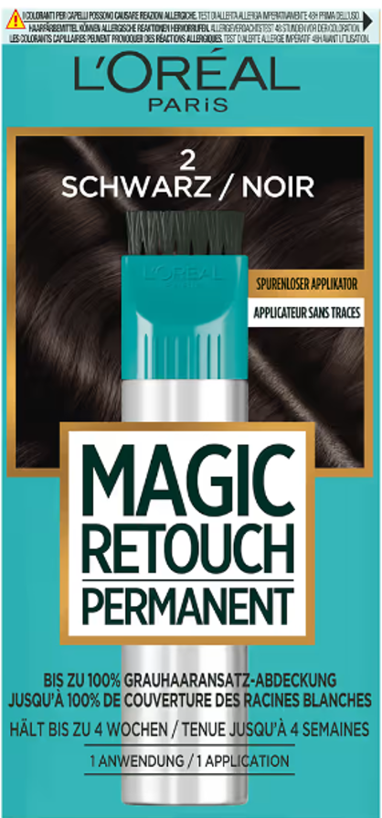 L'Oréal Magic Retouch Permanent 2 schwarz (1 Stk)