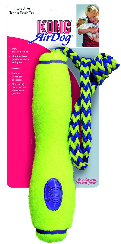 KONG Air Kong Stock mit Kordel, Hundespielzeug (1 Stk)