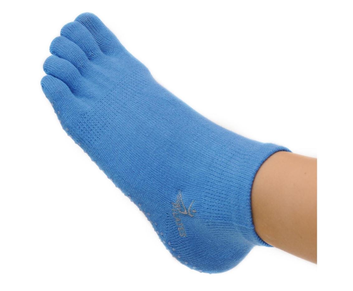 Sissel Pilates Workout Socken Viskose Blau S/M (1 Paar)