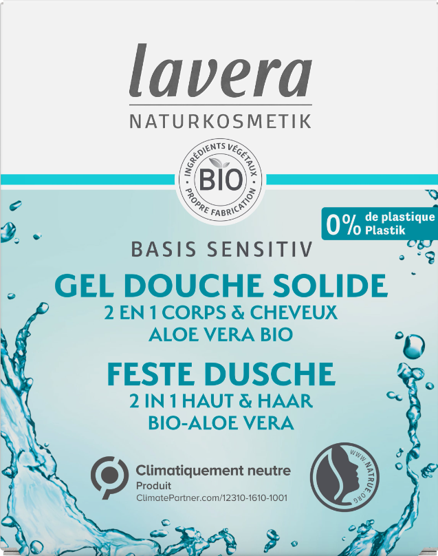 Lavera basis sensitiv Feste Dusche 2in1 Haut & Haar (50g)