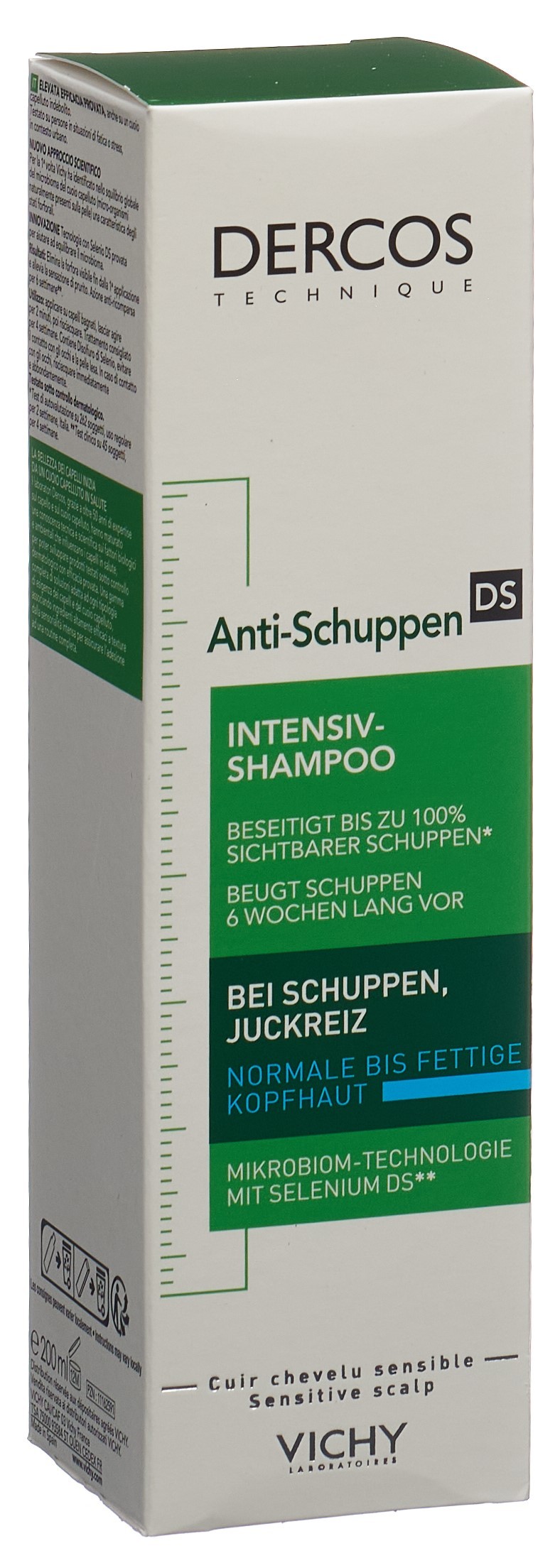 VICHY Dercos Anti Schuppen Shampoo fettiges Haar (200ml)