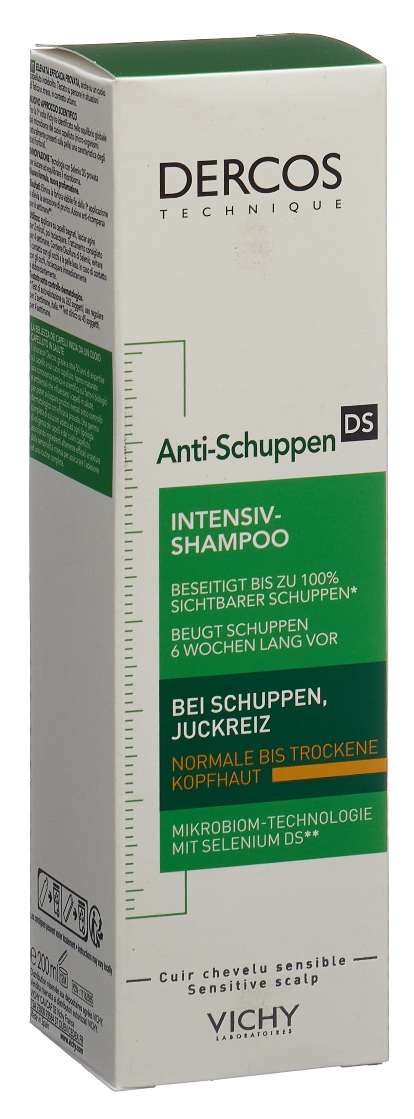 VICHY Dercos Anti Schuppen Shampoo trockenes Haar (200ml)