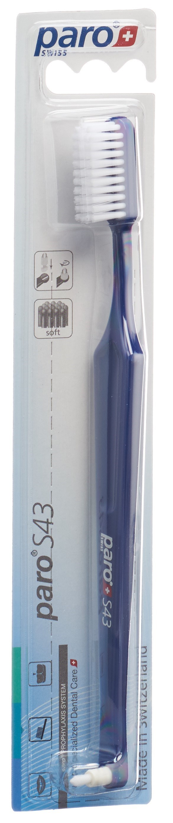 paro Zahnbürste S43 soft 4-reihig mit Interspace (1 Stk)