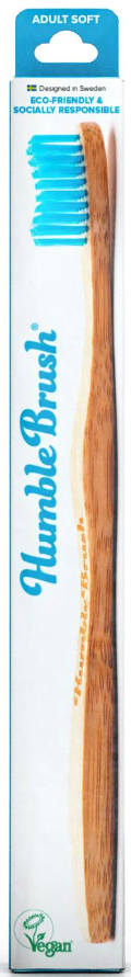 Humble Brush Zahnbürste Erwachsene Blau soft (1 Stk)