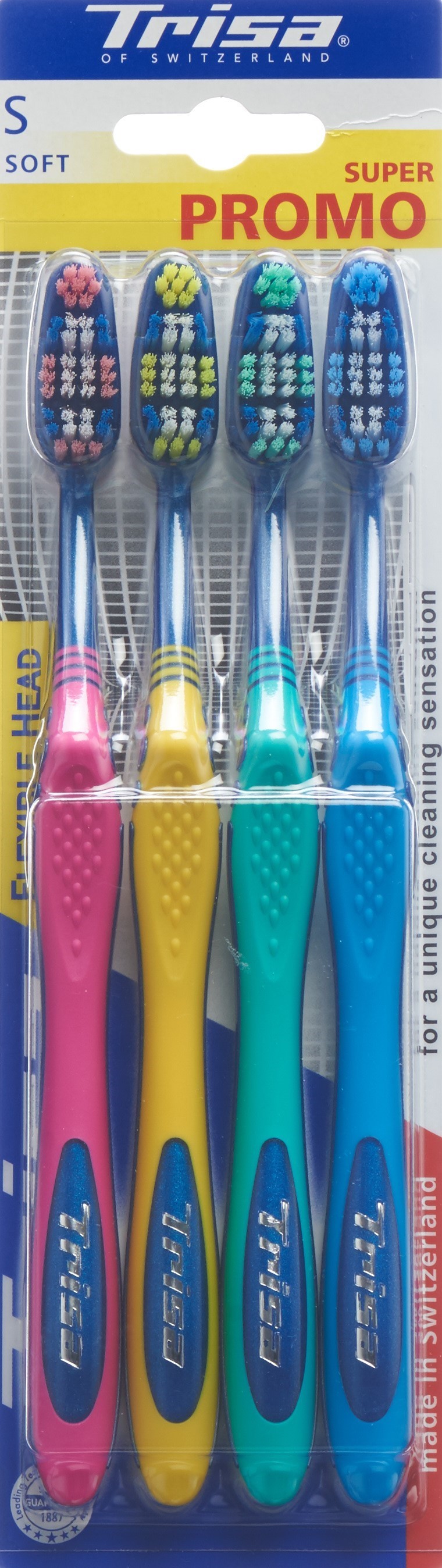 Trisa Flexible Head Zahnbürste Quattro soft (1 Stk)