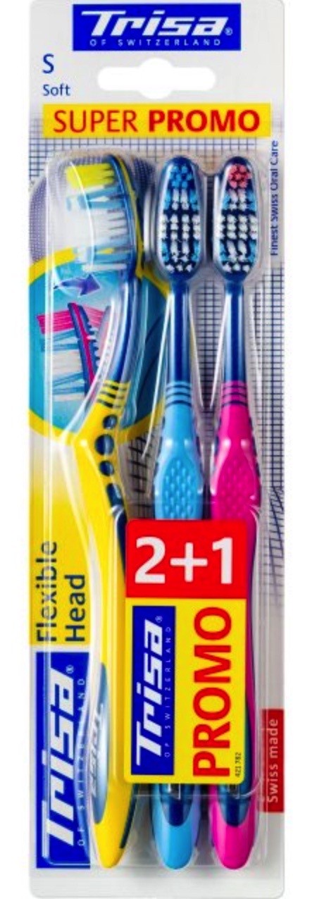Flexible Head Zahnbürste Trio soft (1 Stk)
