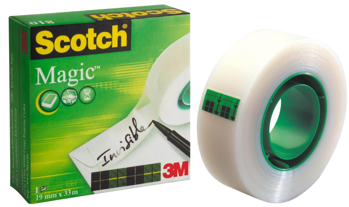 Scotch Magic Klebeband, 19mm x 33m, Transparent (1 Stk)
