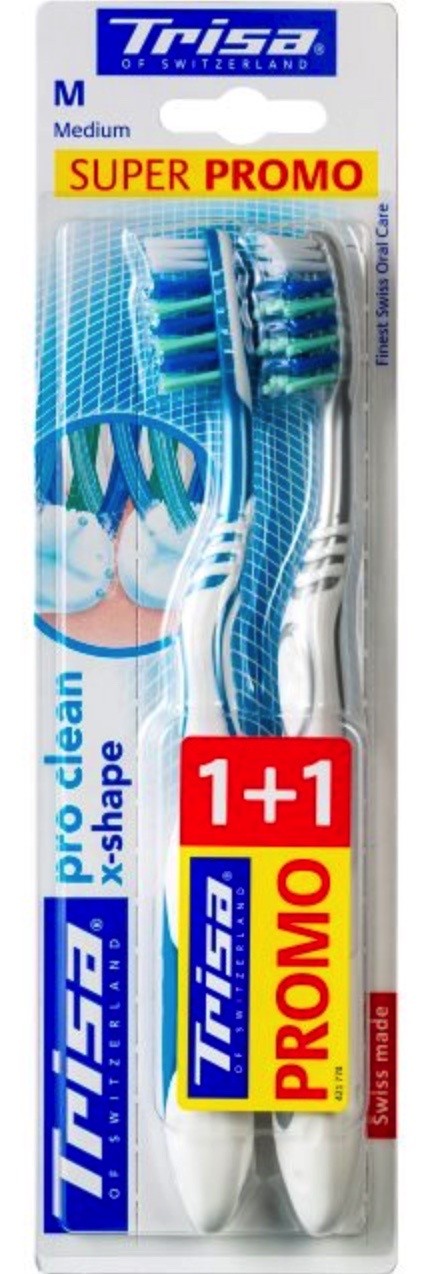 Trisa Zahnbürste Extra Duo Medium (2 Stk)