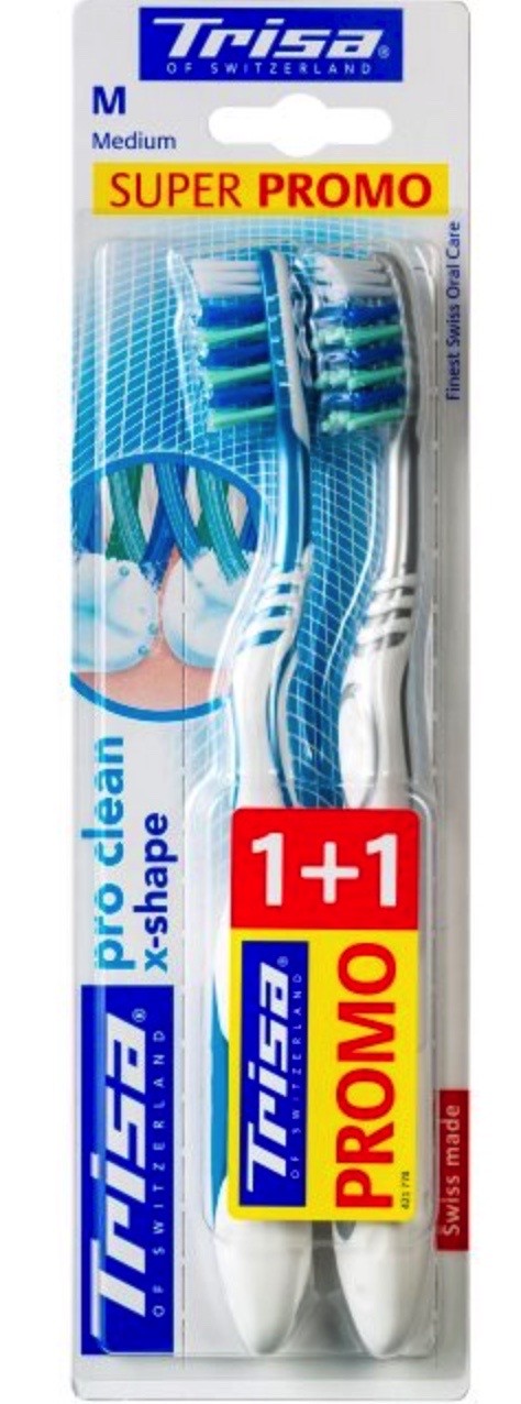 Trisa Zahnbürste Extra Duo Soft (1 Stk)