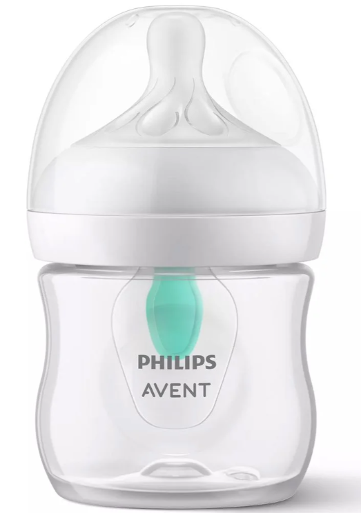 Philips Avent Natural Response Babyflasche mit Airfree Ventil 125ml, 0M+ (2 Stk)