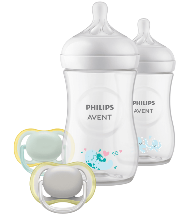 Philips Avent Natural Response Flaschen-Set mit Unterwasser-Motiven (4-teilig)