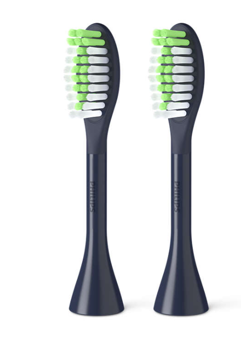Philips One by Sonicare Bürstenköpfe Mitternachtsblau (2 Stk)
