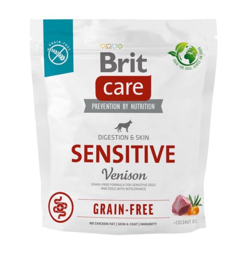 Brit Care Can Adult Sensitive Grain Free - Hirsch (1kg)