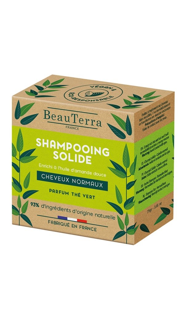 BeauTerra Shampoo Solide normales Haar (75g)