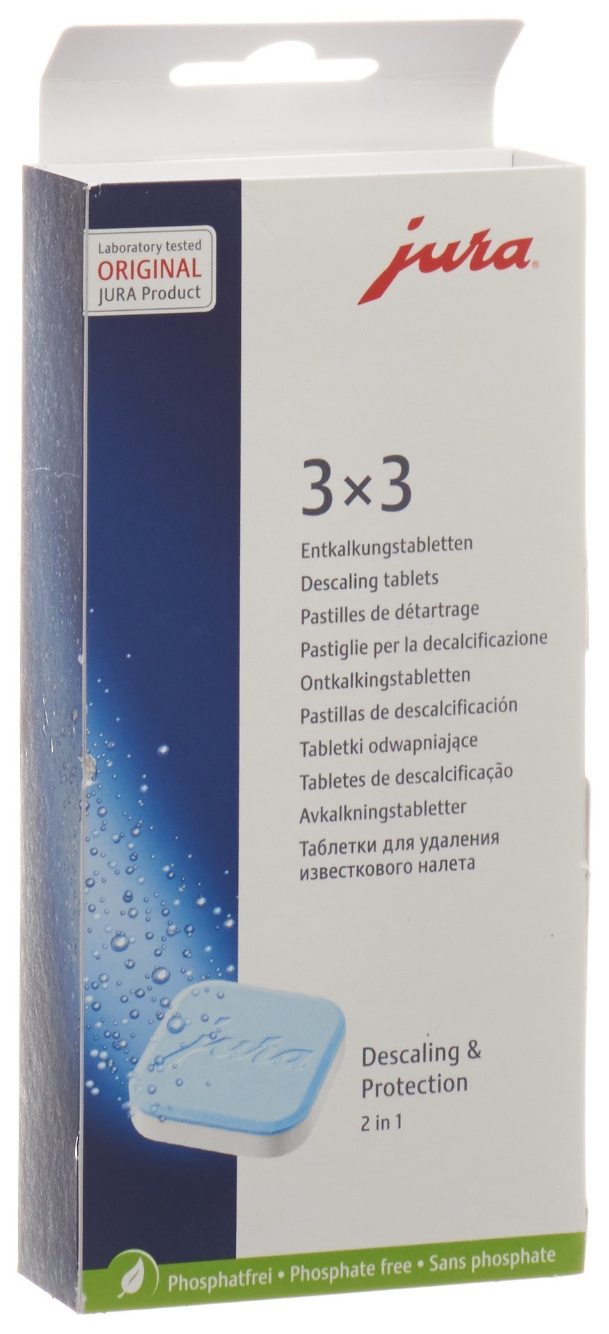 jura 2-Phasen-Entkalkungstabletten (3 Stk)