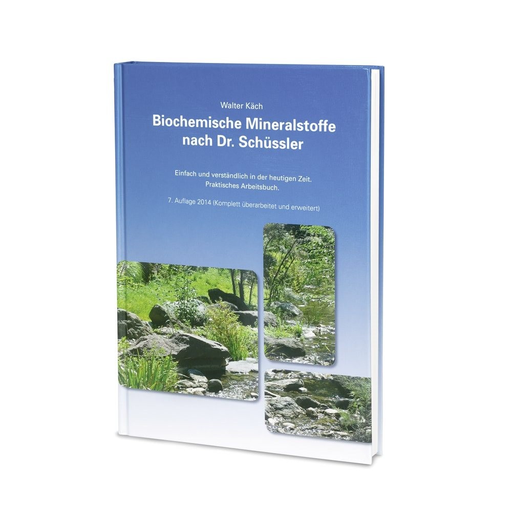 Fachbuch über biochemische Mineralstoffe nach Dr. Schüssler von Walter Käch (1 Stk)