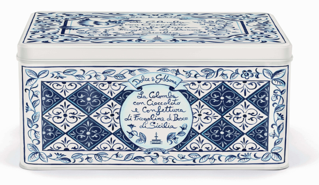Fiasconaro und Dolce & Gabbana Colomba ricoperta di cioccolato (800g+200g Crème)