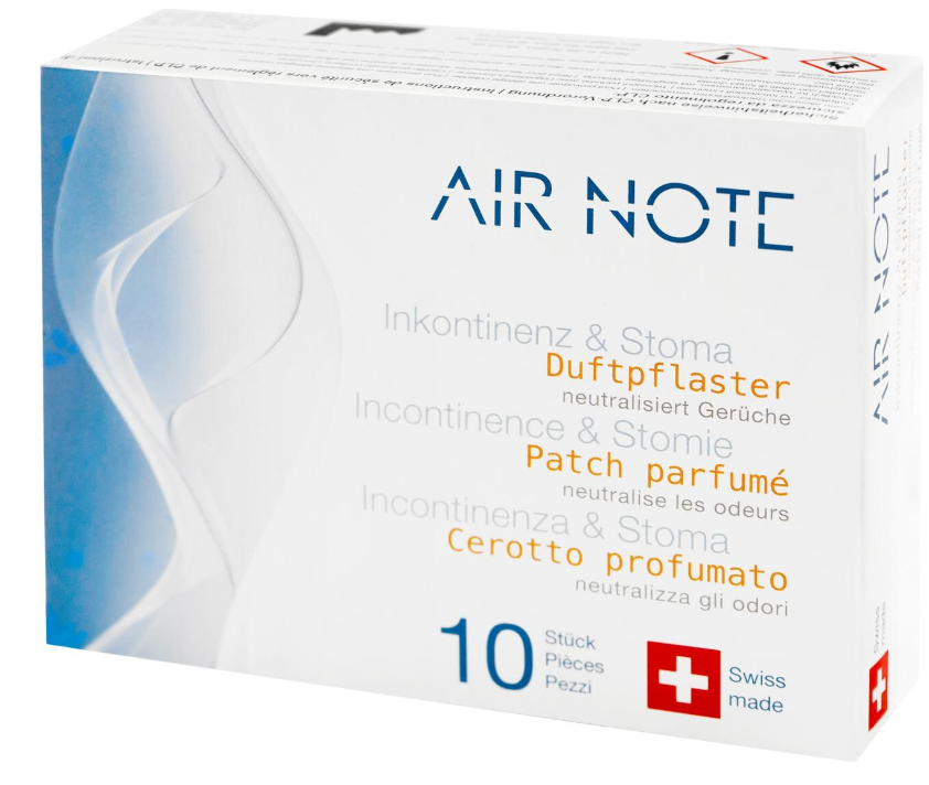 AIR NOTE Inkontinenz & Stoma Duftpflaster 50x50mm (10 Stk)