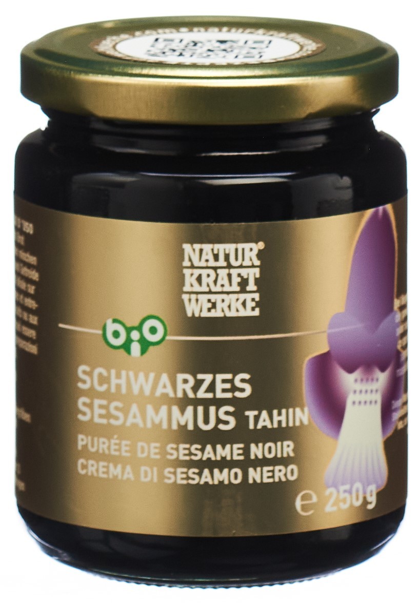 NATURKRAFTWERKE Schwarzes Sesammus Tahin Bio (250g)